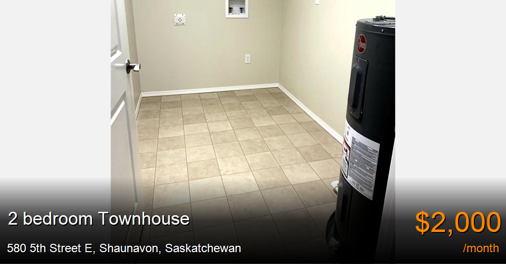 580 5th street e, shaunavon Townhouse for Rent