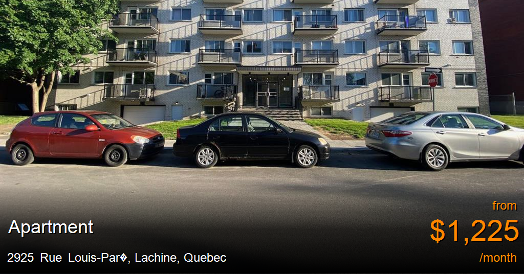2925 rue louispar , lachine Apartment for Rent