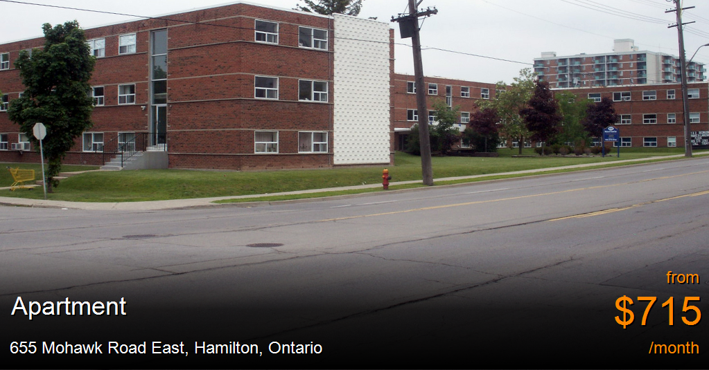 655 mohawk road east, hamilton Apartment for Rent