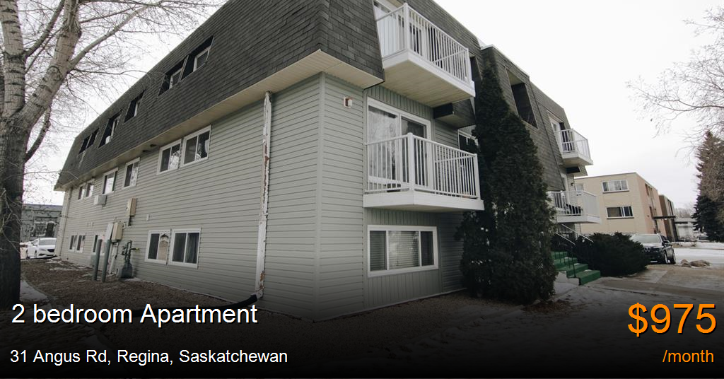 31 angus rd, regina Apartment for Rent