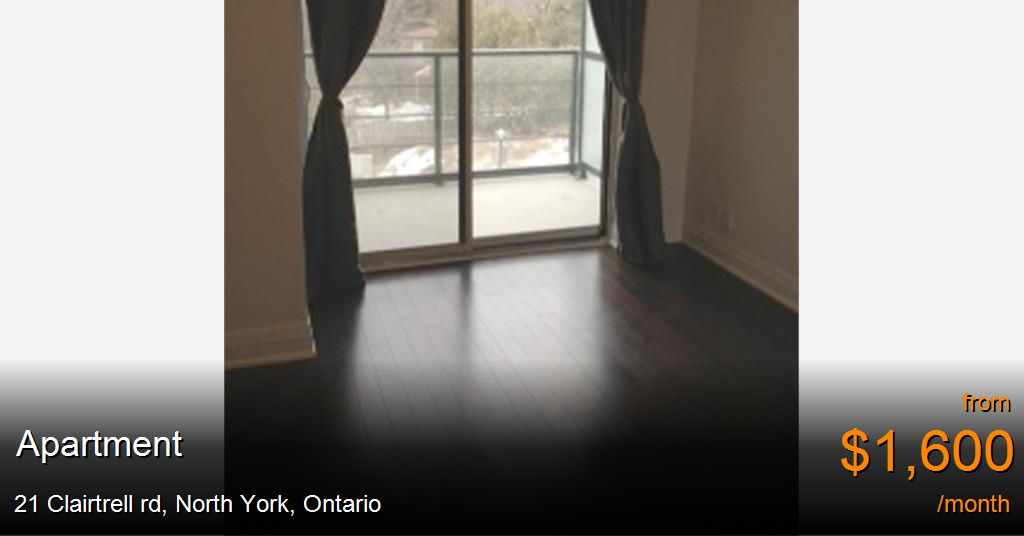 21 clairtrell rd, north york Apartment for Rent