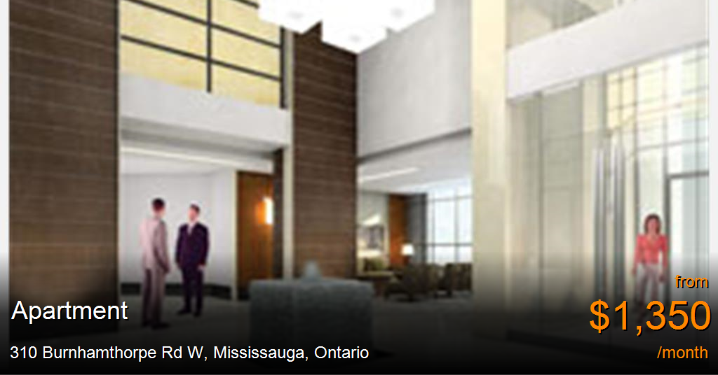 310 Burnhamthorpe Rd W, Mississauga Apartment for Rent B16000