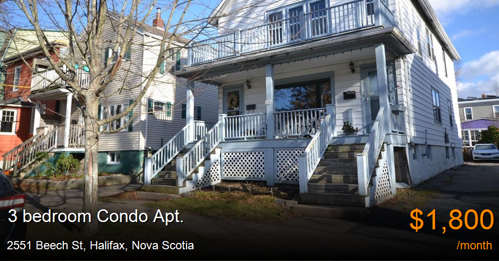 2551 beech st, halifax Condo Apt. for Rent