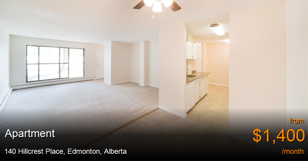 140 hillcrest place, edmonton Apartment for Rent
