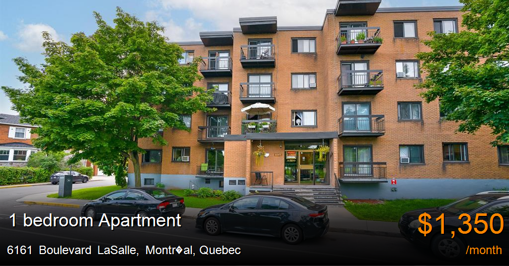 6161 lasalle boulevard, verdun Apartment for Rent