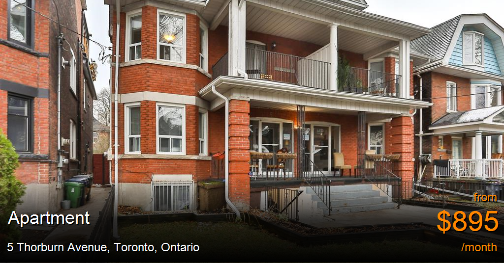 5 thorburn avenue, toronto Apartment for Rent