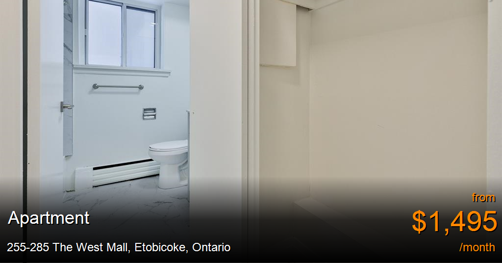 255285 the west mall, etobicoke Apartment for Rent
