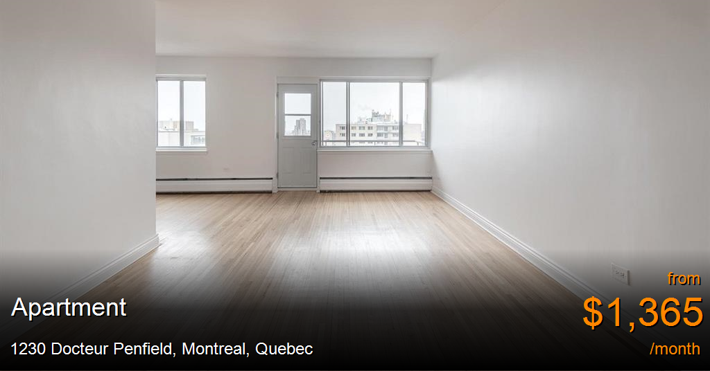 1230 docteur penfield, montreal Apartment for Rent