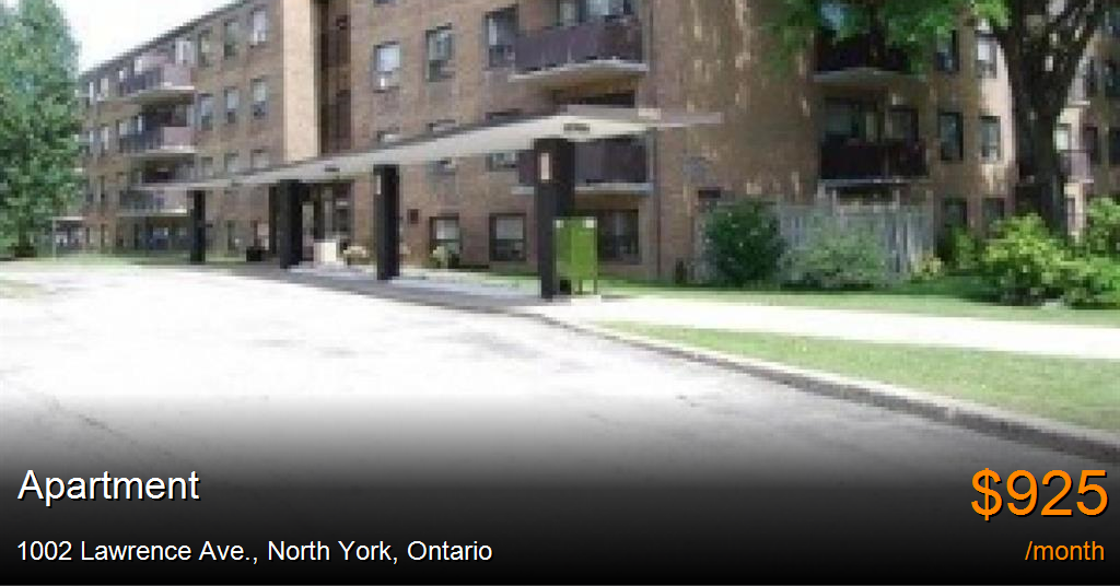 1002 lawrence ave., north york Apartment for Rent