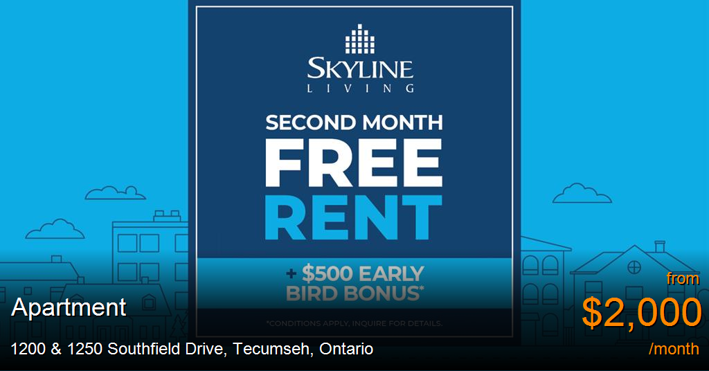 1200 & 1250 southfield drive, tecumseh Apartment for Rent