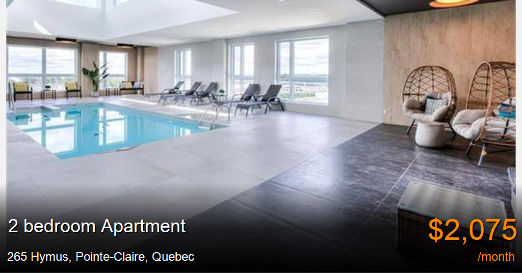 265 hymus, pointeclaire Apartment for Rent