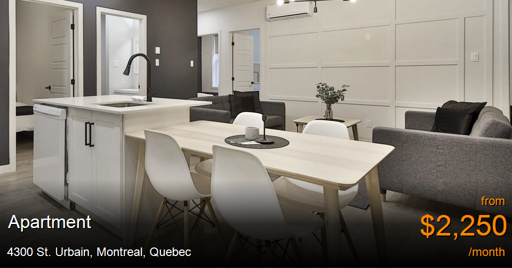 4300 st. urbain, montreal Apartment for Rent