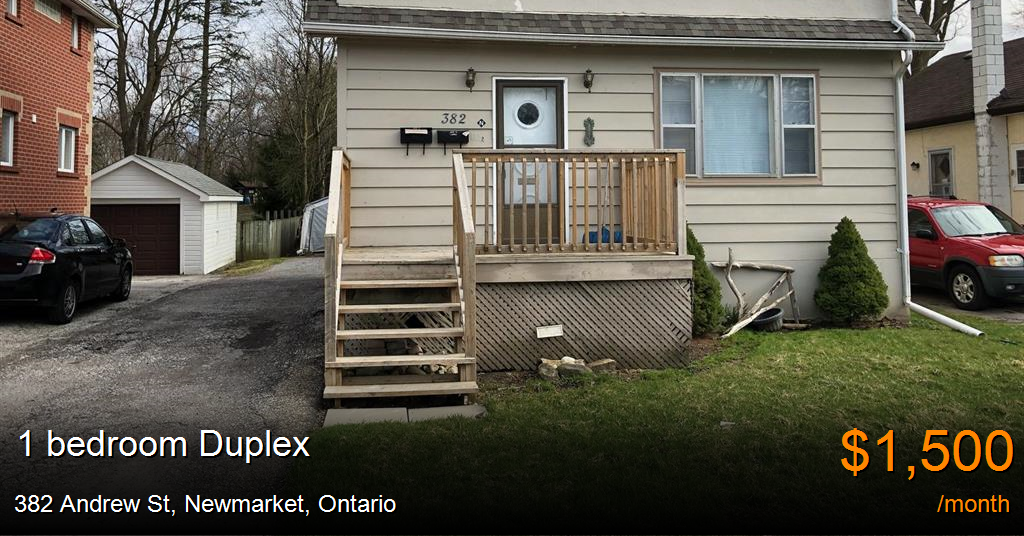 382 andrew st, newmarket Duplex for Rent