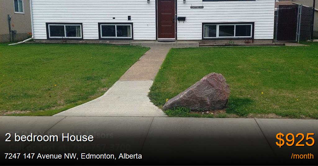 7247 147 avenue nw, edmonton House for Rent