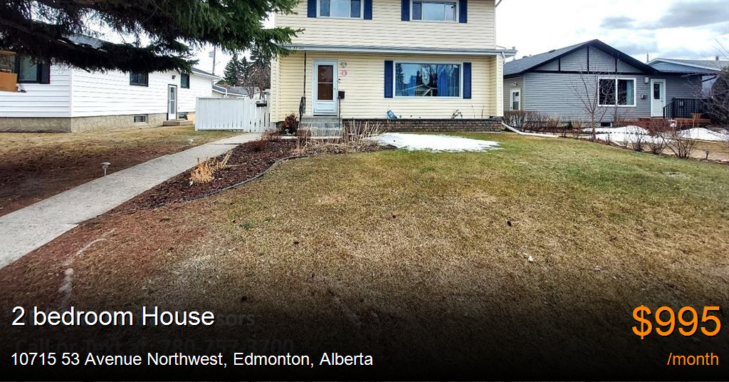10715 53 avenue northwest, edmonton House for Rent