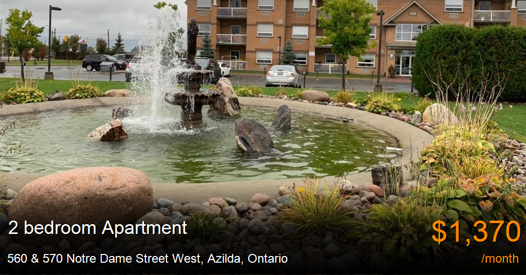 560 & 570 Notre Dame Street West, Azilda Apartment for Rent