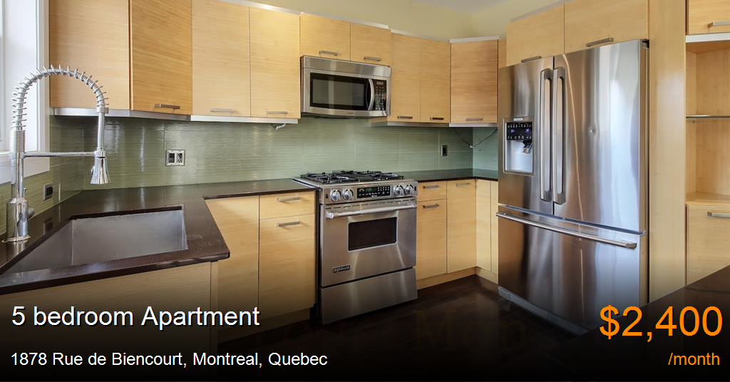 1878 Rue de Biencourt, Montreal Apartment for Rent B170363