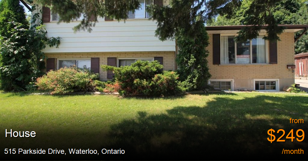 515 parkside drive, waterloo House for Rent