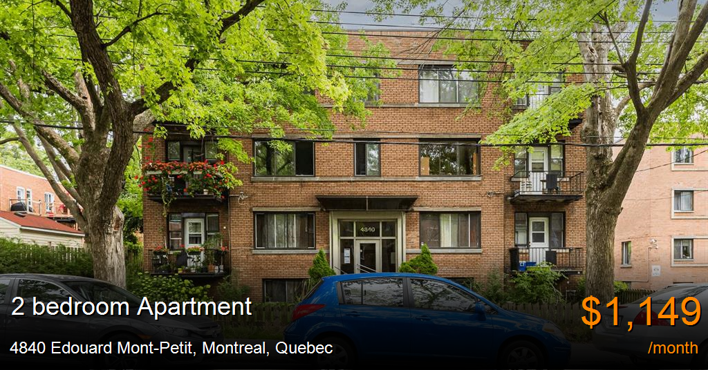 4840 edouard montpetit, montreal Apartment for Rent