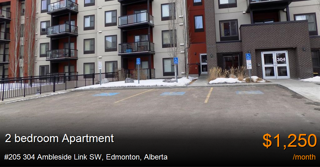205 304 ambleside link sw, edmonton Apartment for Rent