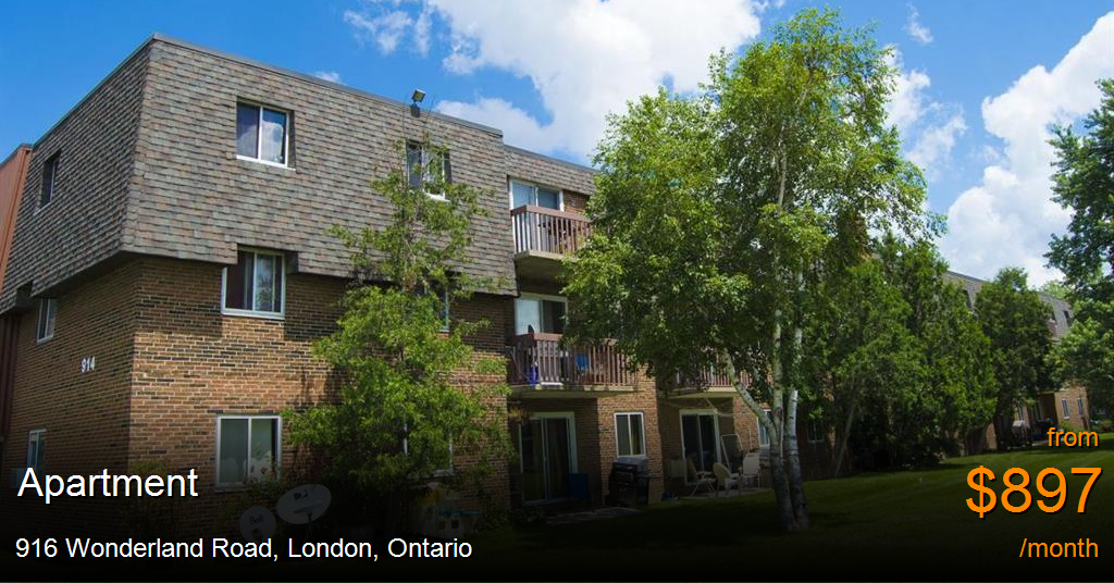 916 Wonderland Road, London Apartment for Rent