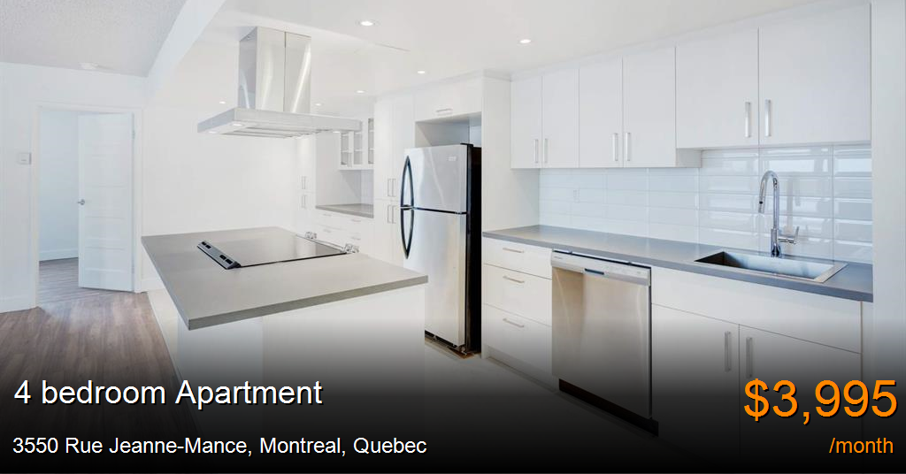 3550 rue jeannemance, montreal Apartment for Rent