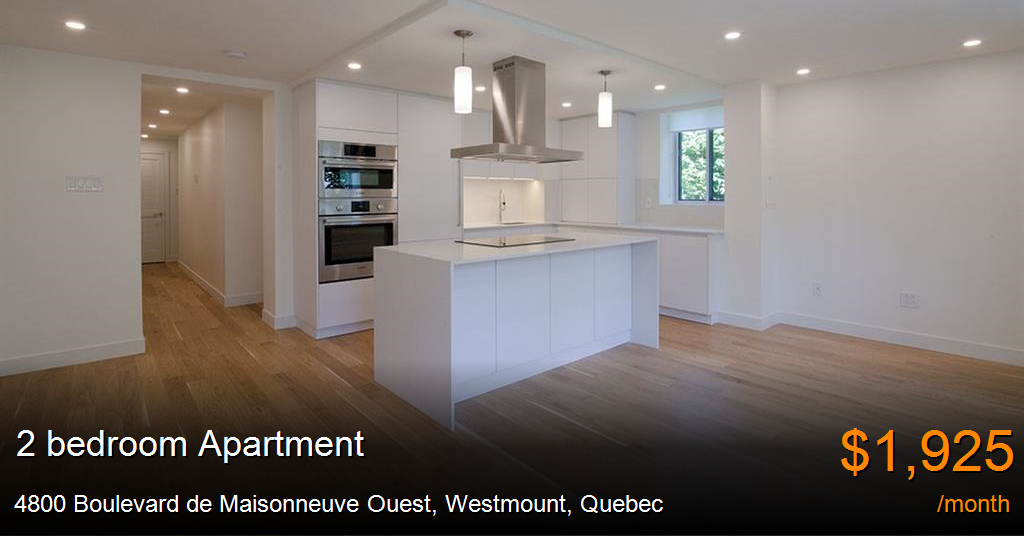 4800 boulevard de maisonneuve ouest, westmount Apartment for Rent