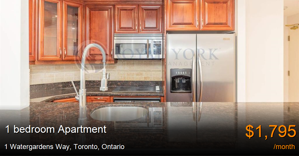 1 watergardens way, toronto Apartment for Rent