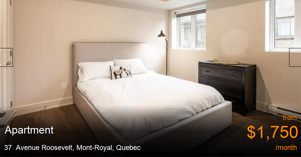 37 avenue roosevelt, montroyal Apartment for Rent