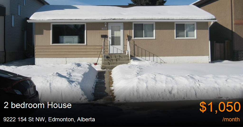9222 154 st nw, edmonton House for Rent