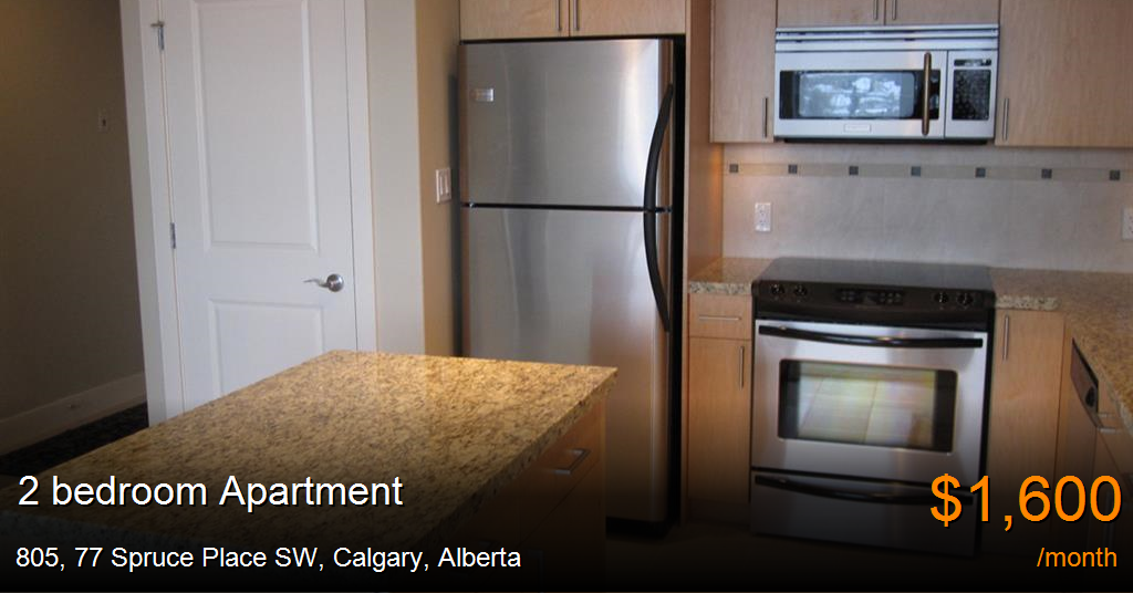 805, 77 spruce place sw, calgary Apartment for Rent