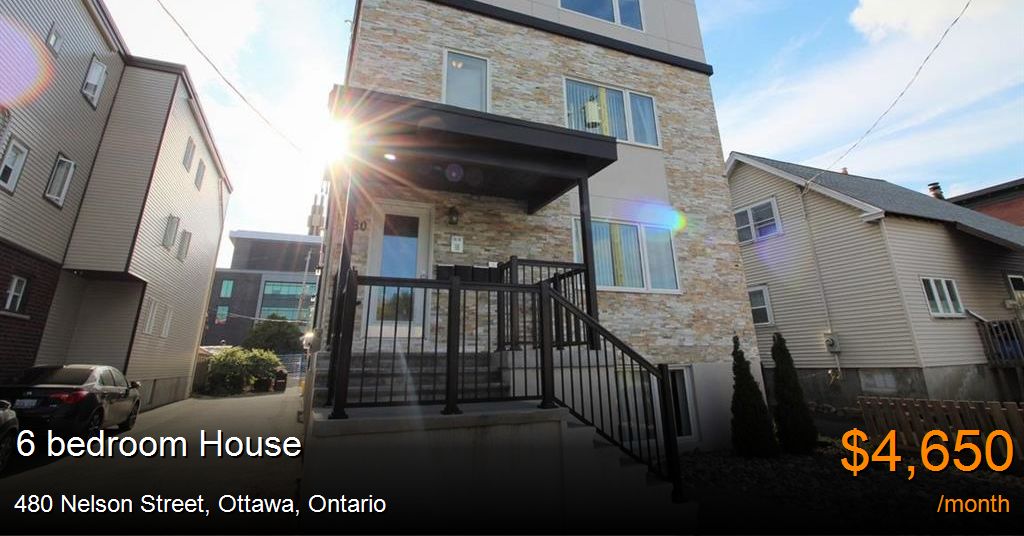 480 nelson street, ottawa House for Rent