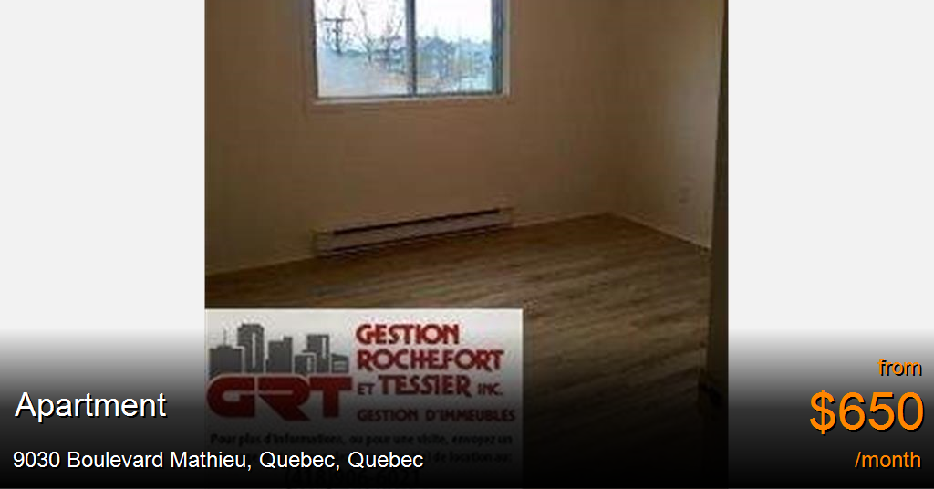 9030 boulevard mathieu, quebec Apartment for Rent