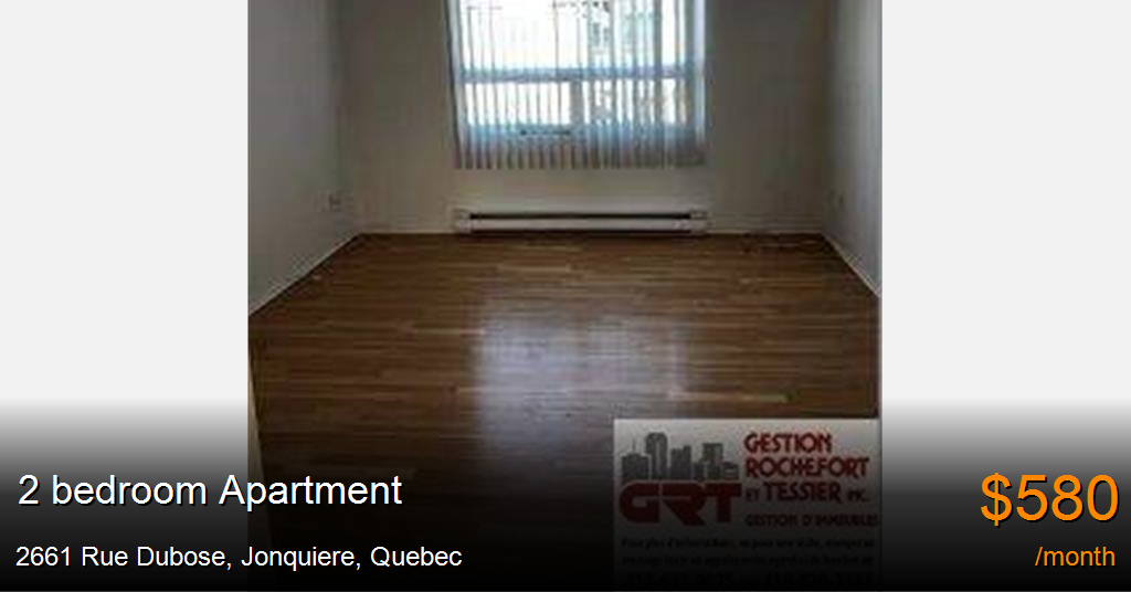 2661 rue dubose, jonquiere Apartment for Rent