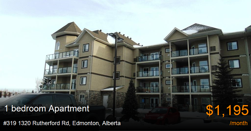 319 1320 rutherford rd, edmonton Apartment for Rent