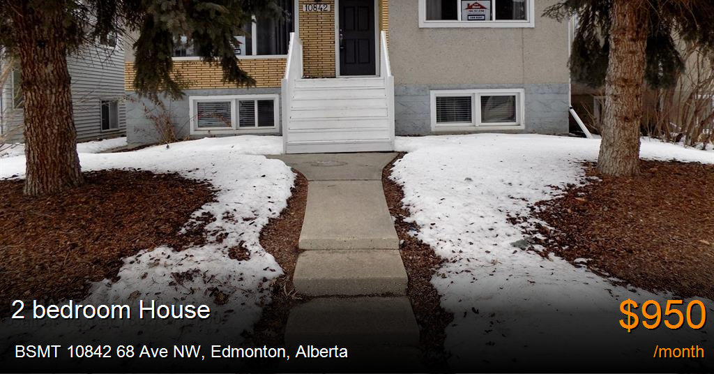 bsmt 10842 68 ave nw, edmonton House for Rent