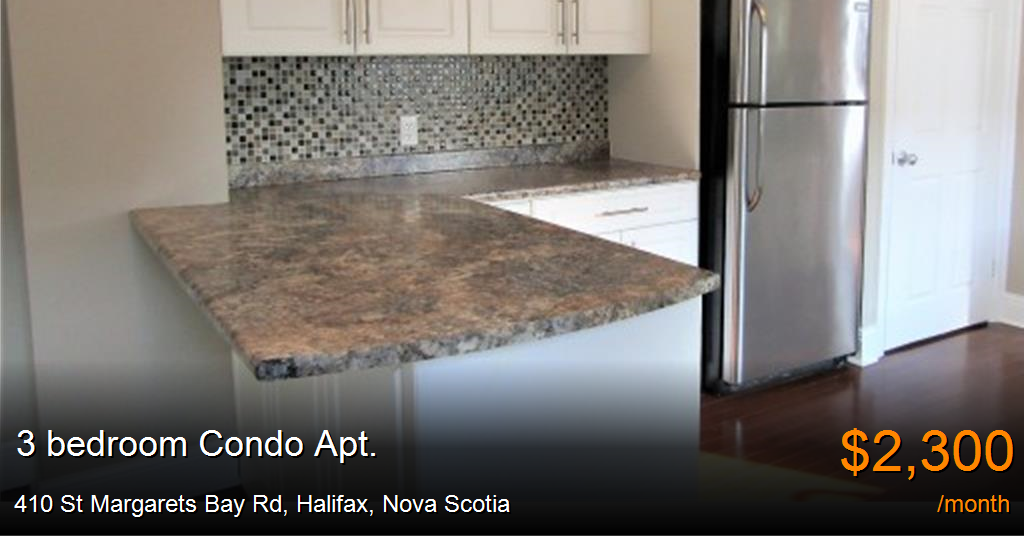 410 st margarets bay rd, halifax Condo Apt. for Rent