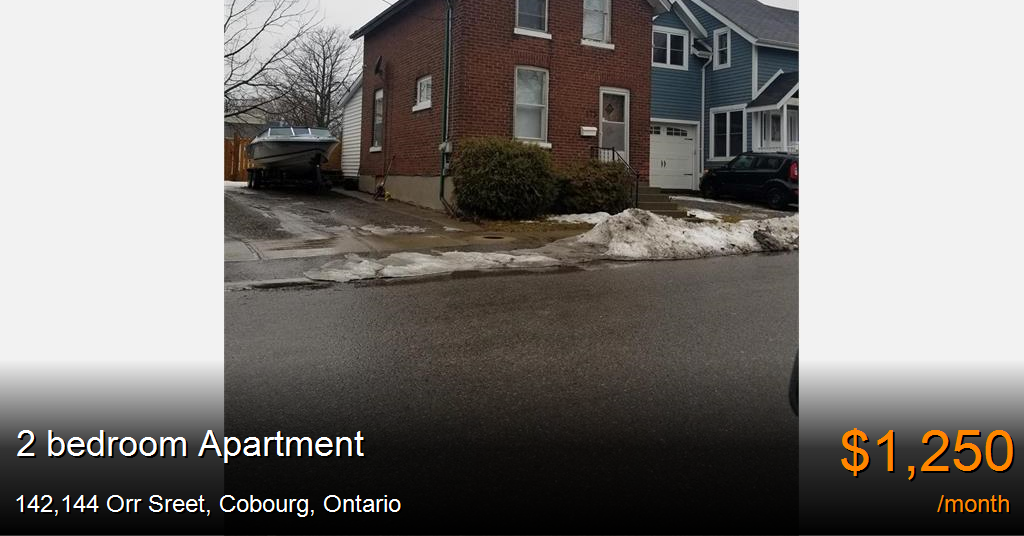 142,144 orr sreet, cobourg Apartment for Rent