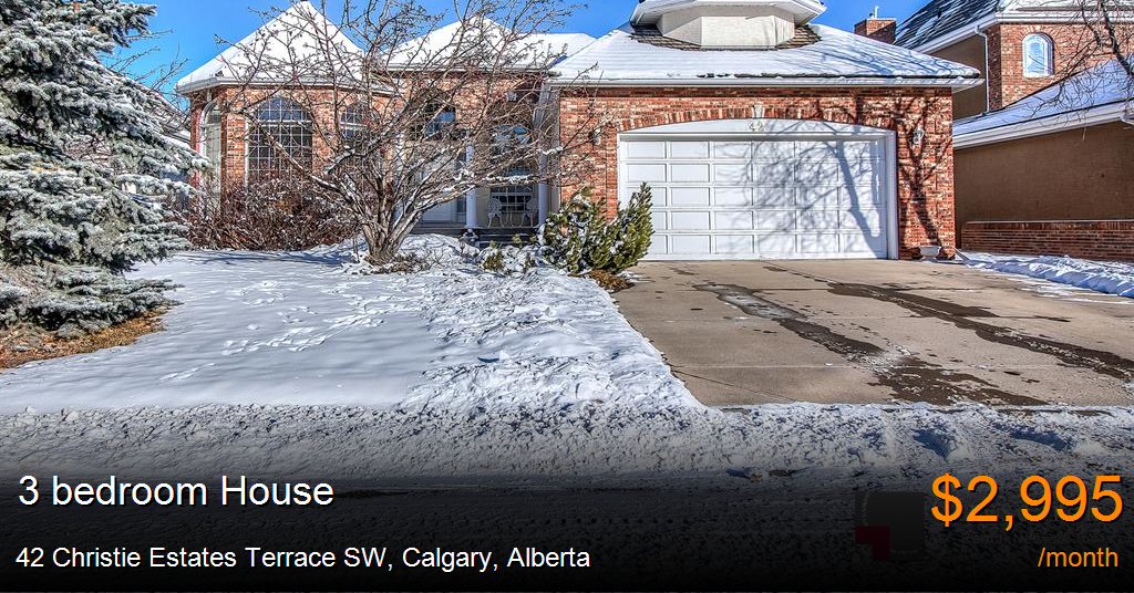 42 christie estates terrace sw, calgary House for Rent