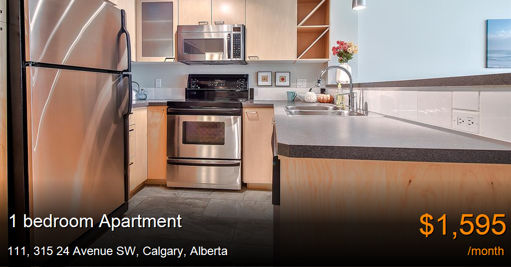 111, 315 24 avenue sw, calgary Apartment for Rent
