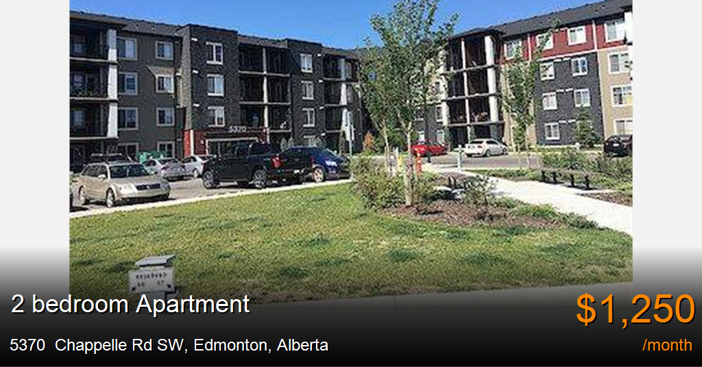 5370 chappelle rd sw, edmonton Apartment for Rent
