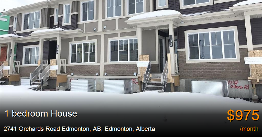 2741 orchards road edmonton, ab, edmonton House for Rent