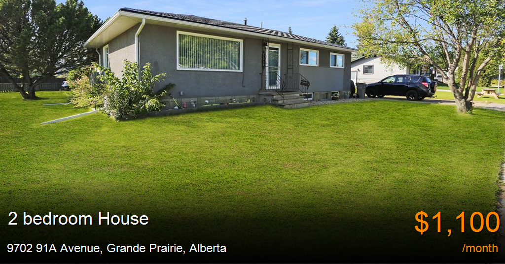 9702 91a avenue, grande prairie House for Rent