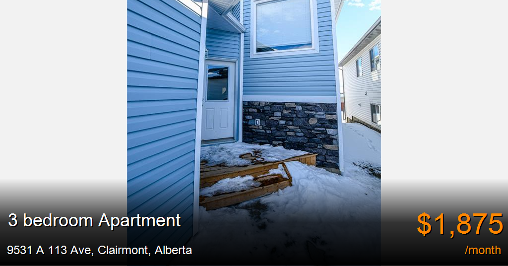 9531 a 113 ave, clairmont Apartment for Rent