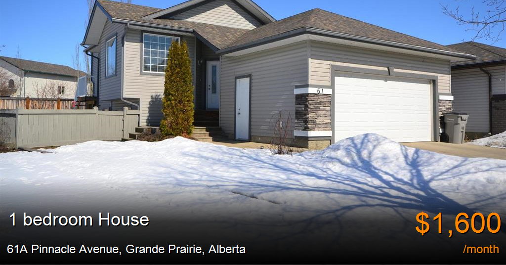 61a pinnacle avenue, grande prairie House for Rent