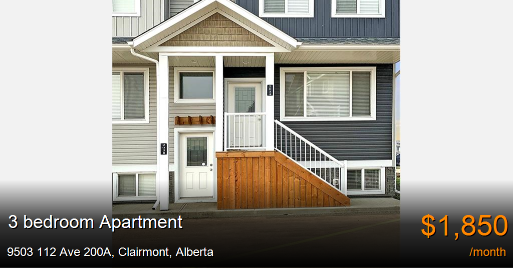 9503 112 ave 200a, clairmont Apartment for Rent