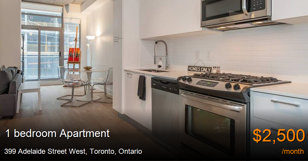 399 adelaide street west, toronto Apartment for Rent
