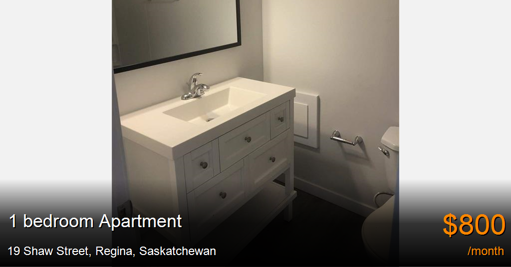 19 shaw street, regina Apartment for Rent