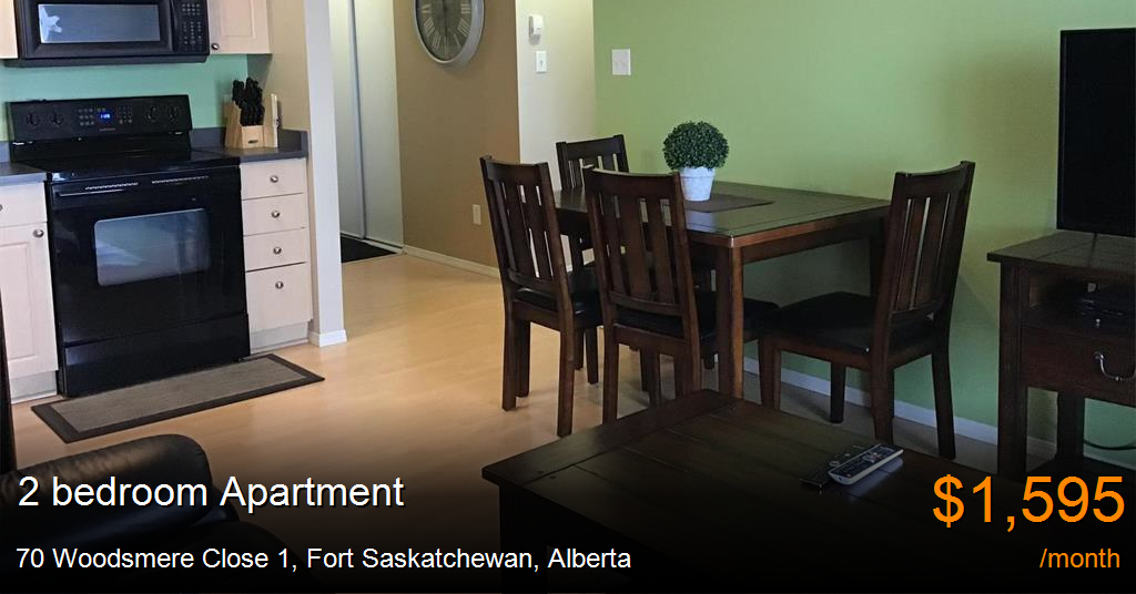 70 woodsmere close 1, fort saskatchewan Apartment for Rent