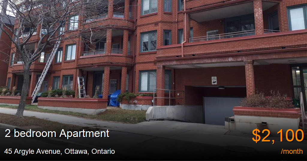 45 argyle avenue, ottawa Apartment for Rent